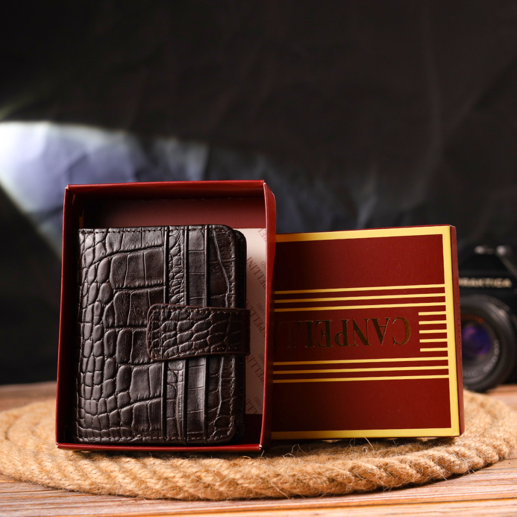 Гаманець Canpellini З натуральної шкіри Коричневий (21689) - зображення 10