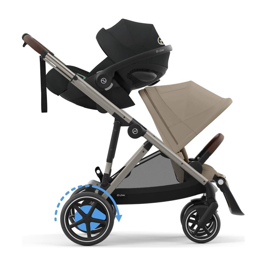 Коляска Cybex eGazelle S TPE Almond Beige (524000547) - зображення 7