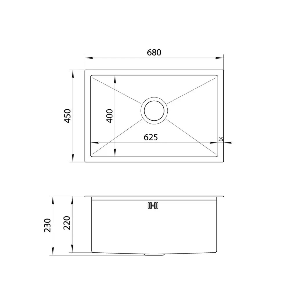 Мийка кухонна Nett NB-6845 - зображення 6