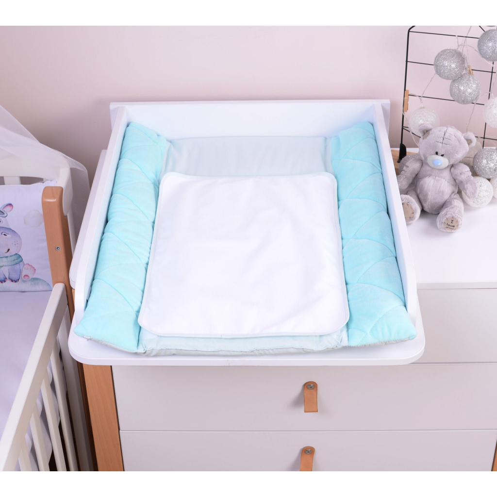 Пеленальний матрацик Верес Velour Mint 50х70 см (429.07) - зображення 3