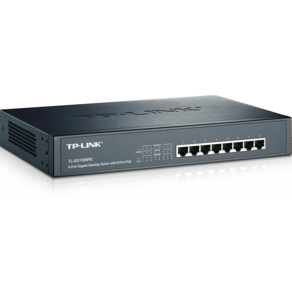 Комутатор мережевий TP-Link TL-SG1008PE - зображення 2