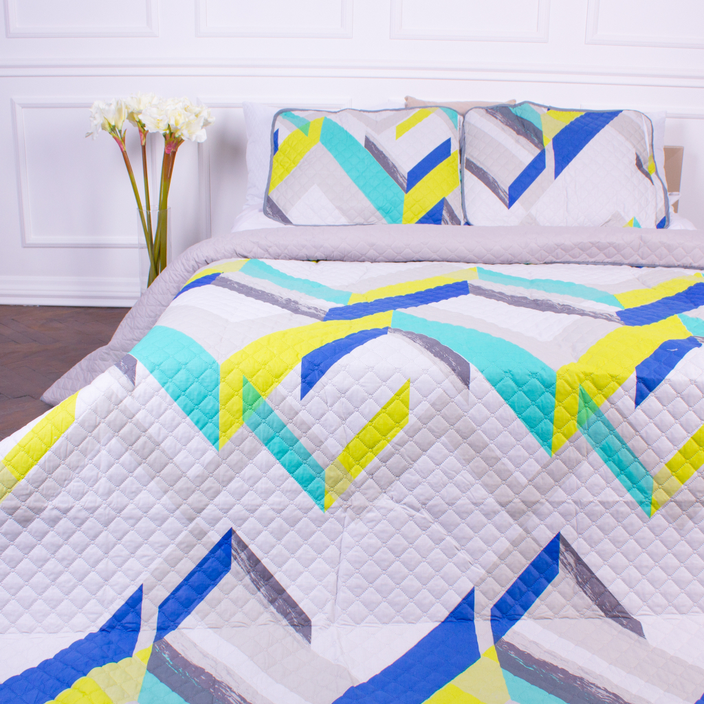 Покривало MirSon набір Color Fun Line №7125 Viltor 200х220 + 2 наволочки 50х70 (2200006075417) - зображення 9