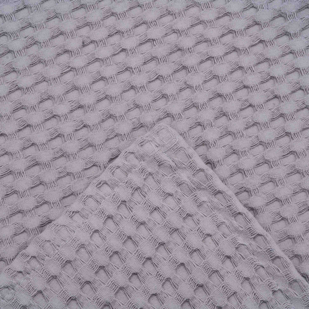 Плед Ardesto Pique 100% бавовна сірий світлий 220х230 см (ART0822PL) - зображення 10