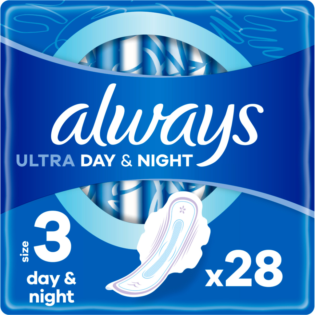 Гігієнічні прокладки Always Ultra Day&Night (Розмір 3) 28 шт. (4015400489764) - зображення 1