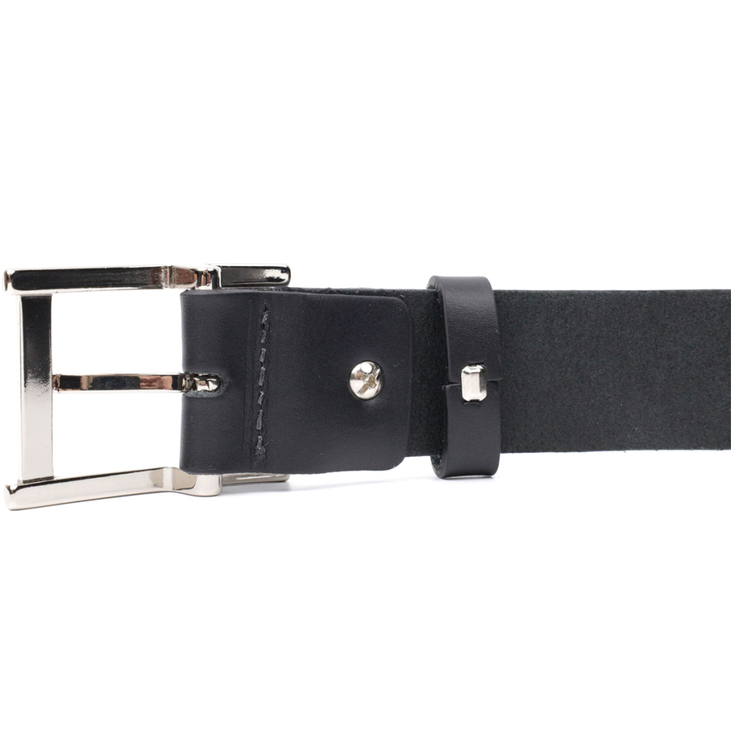 Ремінь Grande Pelle Брючний з натуральної шкіри Чорний (11689) - зображення 2