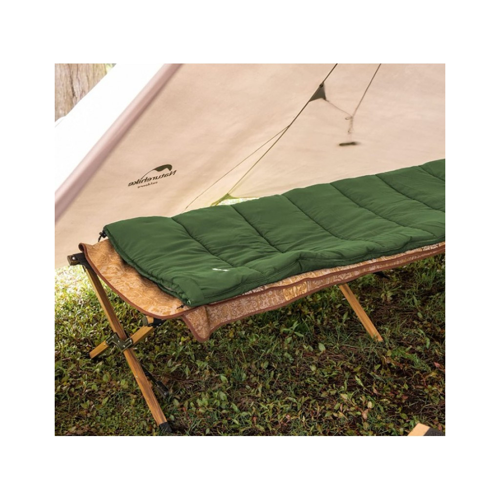 Спальний мішок Naturehike F150 NH22MSD05, лівий, зелений (6927595797754-L) - зображення 3