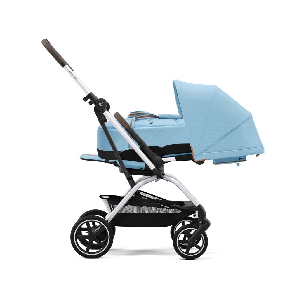 Коляска Cybex Eezy S Twist+ 2 SLV Beach Blue (з бампером) (522001117) - зображення 2