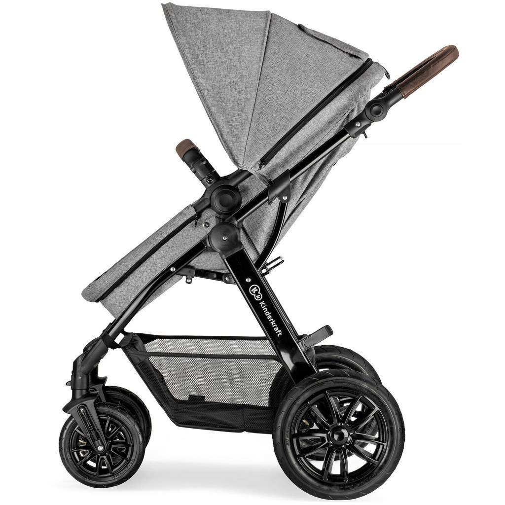 Коляска Kinderkraft 3 в 1 Moov Gray Melange (KKWMOOVGRYM0NC) (5902533915019) - зображення 11