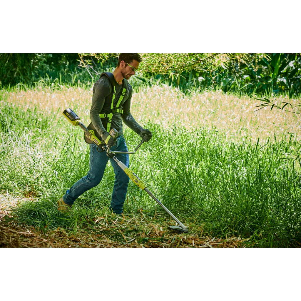 Тример садовий Ryobi Max Power RBC36X26BG2-0 36V, 26см, ніж/ліска 30см, ергоремені Vertebrae 3.7кг (без АКБ та ЗП) (5133006434) - зображення 2