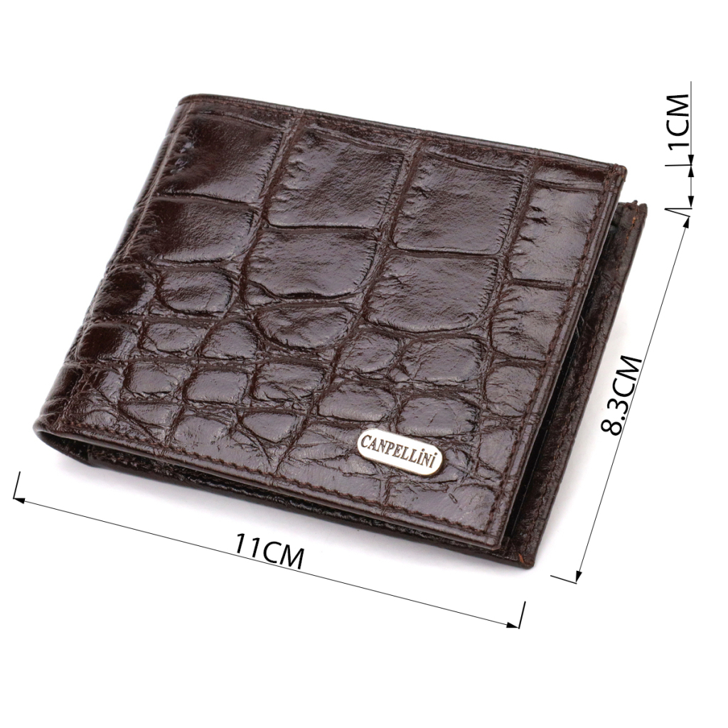 Гаманець Canpellini З натуральної шкіри Коричневий (21943) - зображення 3