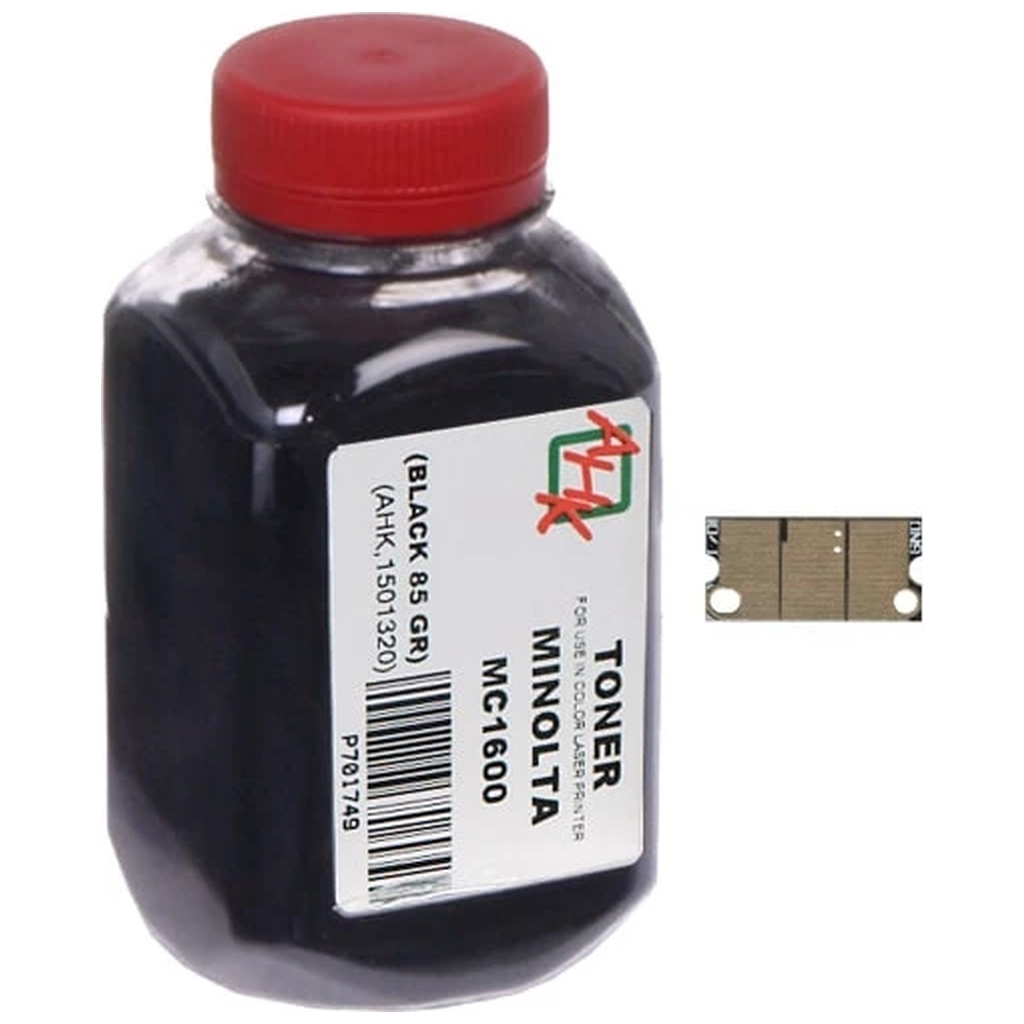 Тонер MINOLTA MC1600/1680 (+chip) Black AHK (1501322) - зображення 1