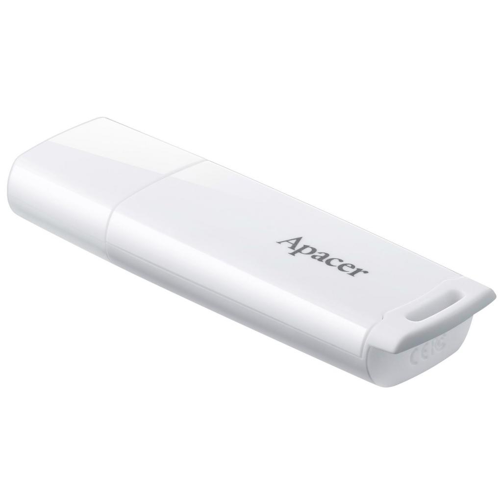 USB флеш накопичувач Apacer 32GB AH336 White USB 2.0 (AP32GAH336W-1) - зображення 2