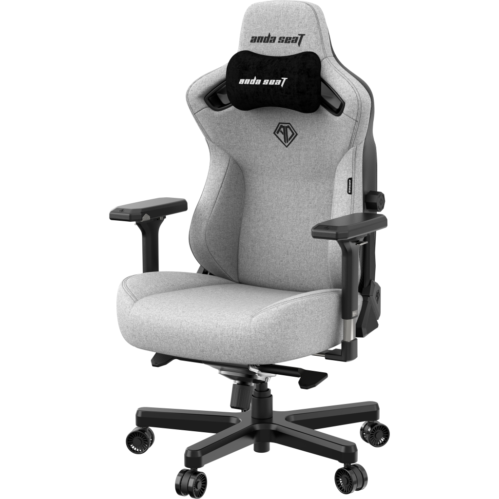 Крісло ігрове Anda Seat Kaiser 3 Fabric Size XL Grey (AD12YDC-XL-01-G-PV/F) - зображення 2