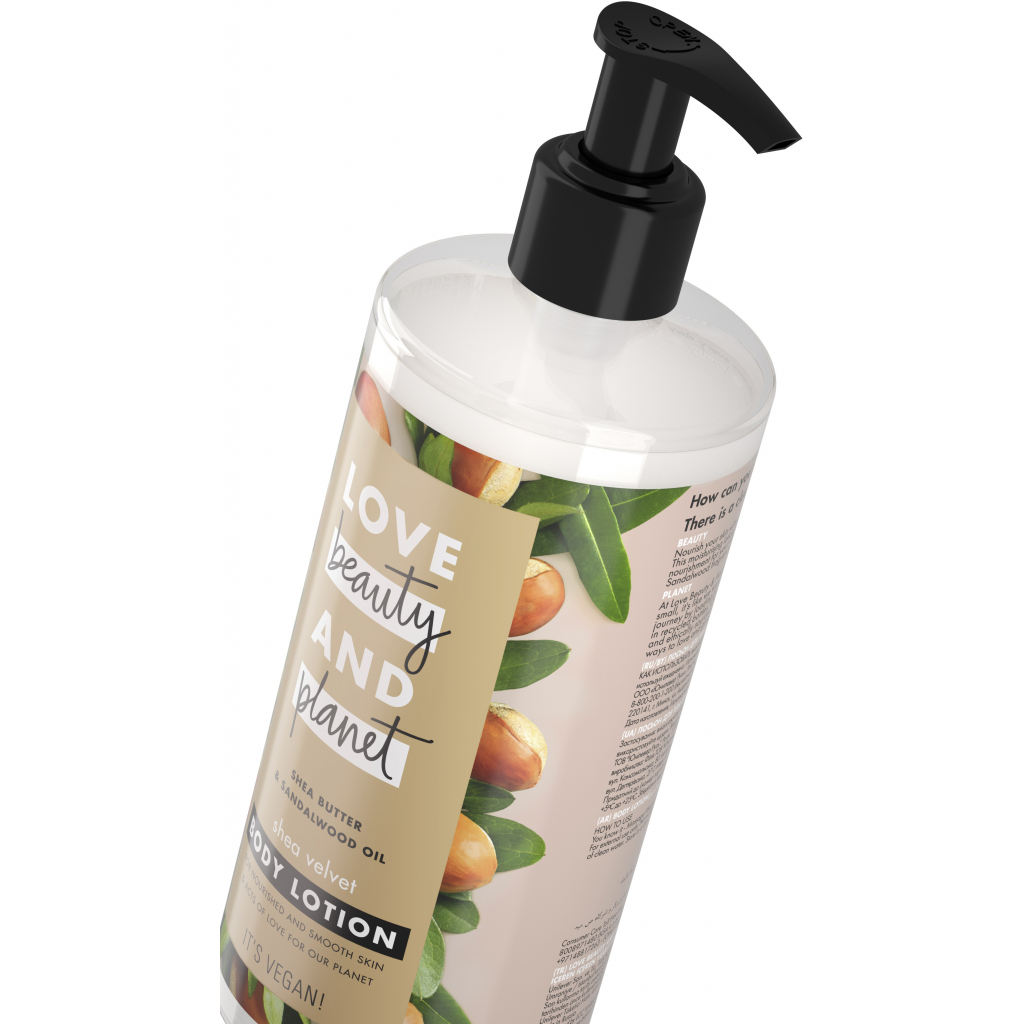 Лосьйон для тіла Love Beauty&Planet Оксамитова олія ши 400 мл (8714100794043) - зображення 4
