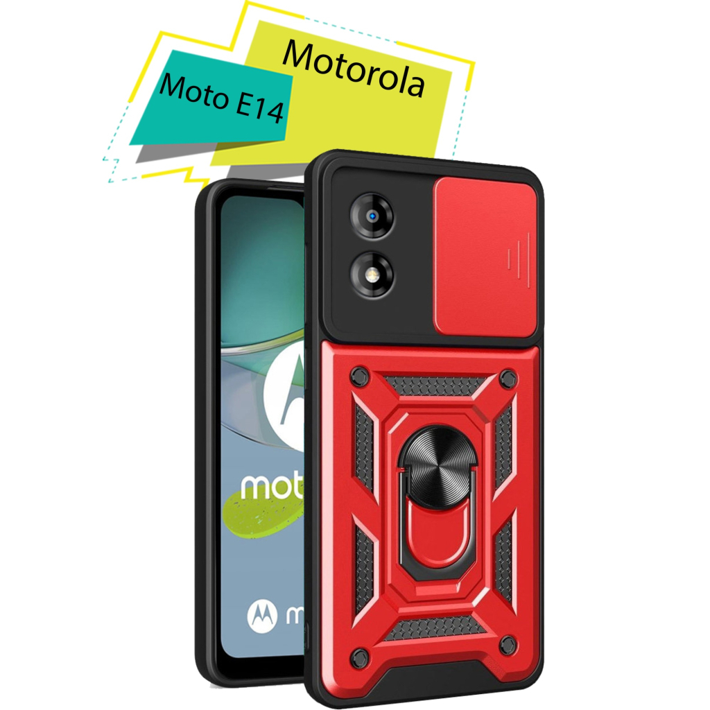 Чохол до мобільного телефона BeCover Military Motorola Moto E14 Red (713055) - зображення 1