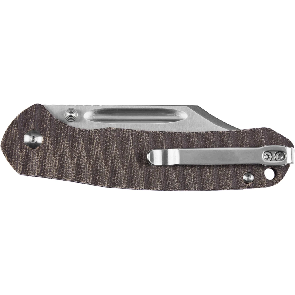 Ніж CJRB Bowie Pyrite AR-SFII Micarta OD Green (J1942-ODG) - зображення 4