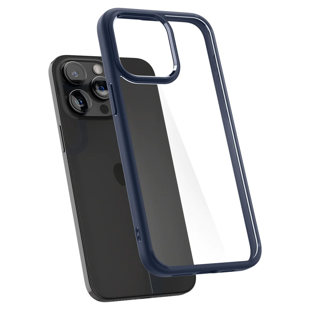 Чохол до мобільного телефона Spigen Apple iPhone 15 Pro Max Ultra Hybrid Navy Blue (ACS06573) - зображення 7