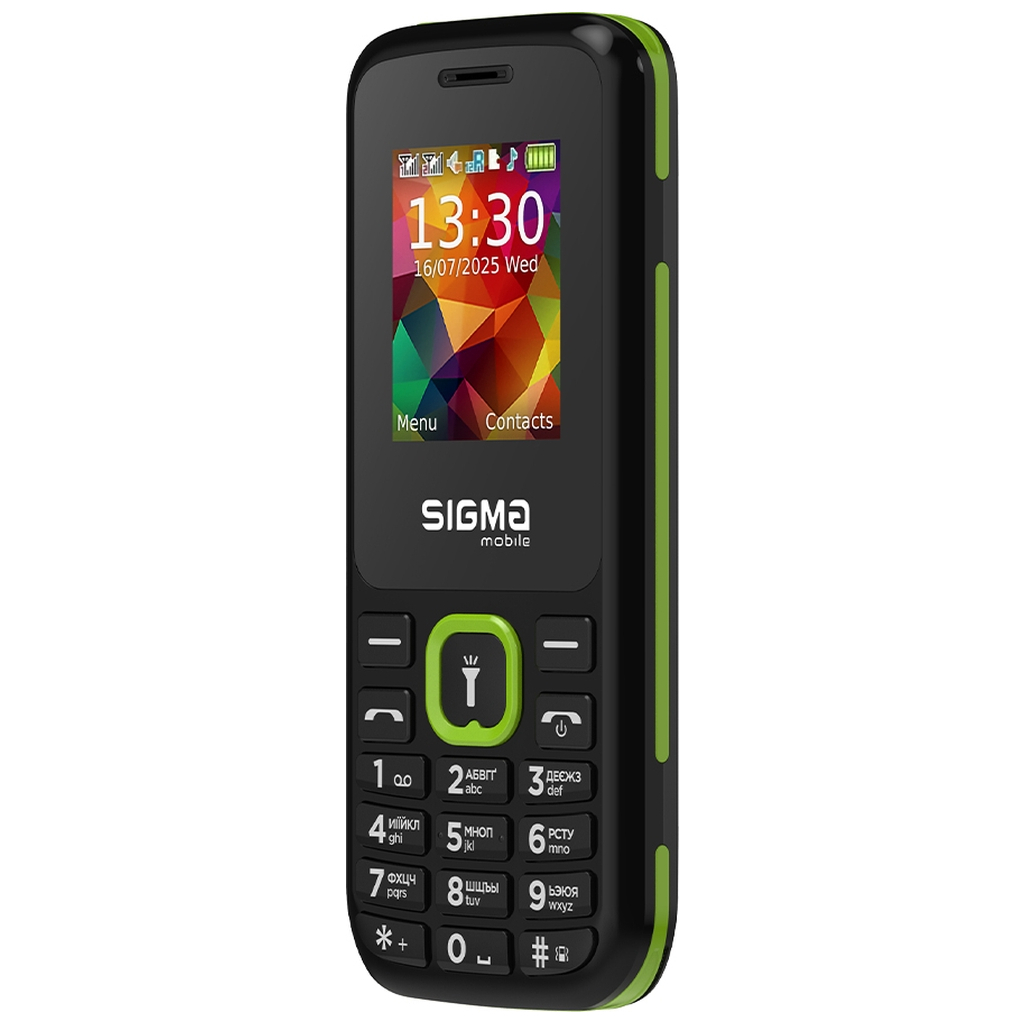 Мобільний телефон Sigma X-style 171 MINI Black-Green (4827798813720) - зображення 6