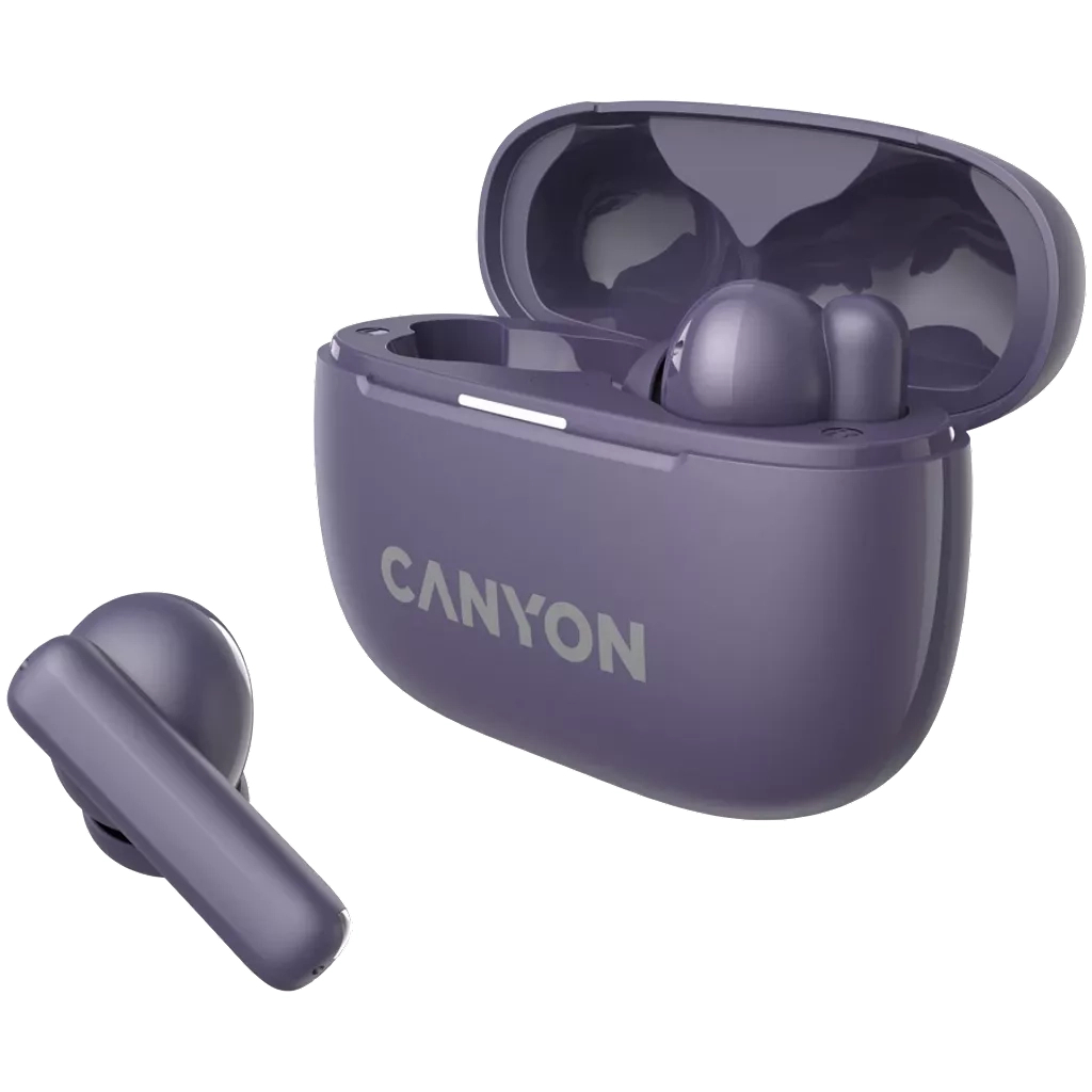 Навушники Canyon TWS-10 OnGo ANC ENC Purple (CNS-TWS10PL) - зображення 4