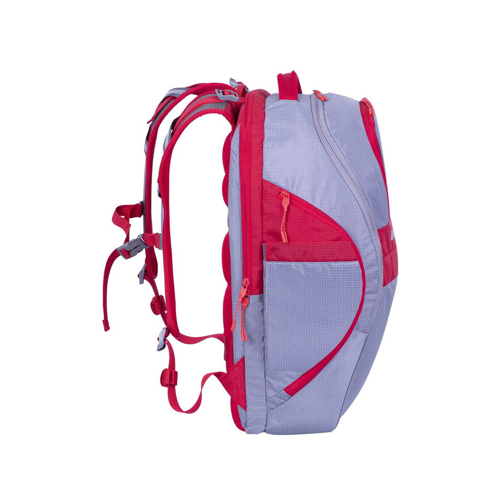 Рюкзак для ноутбука RivaCase 17.3" 5265 Grey/red - зображення 5