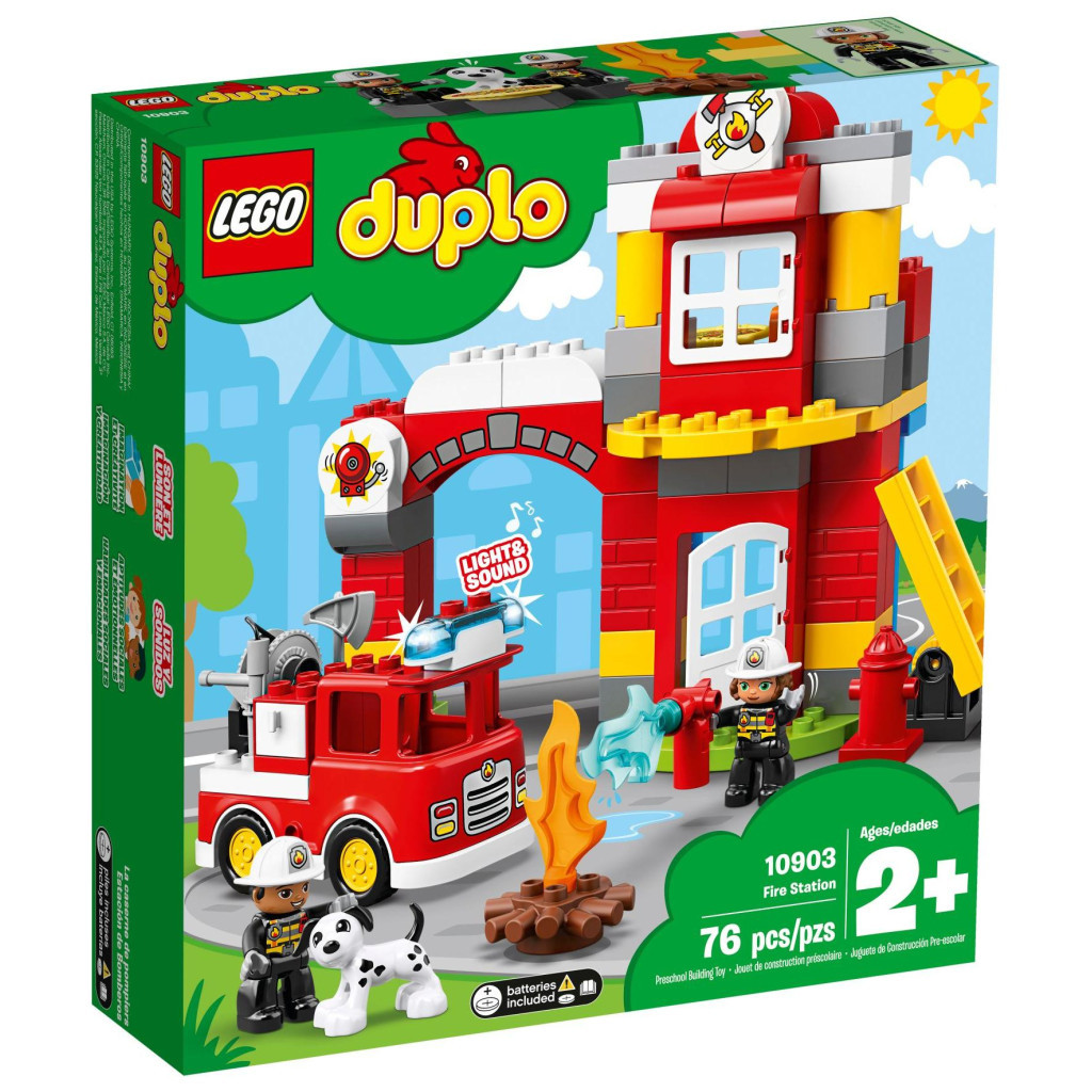 Конструктор LEGO DUPLO Пожежне депо 76 деталей (10903) - зображення 1