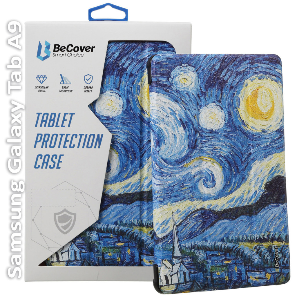 Чохол до планшета BeCover Smart Case Samsung Tab A9 SM-X115 8.7" Night (709920) - зображення 1