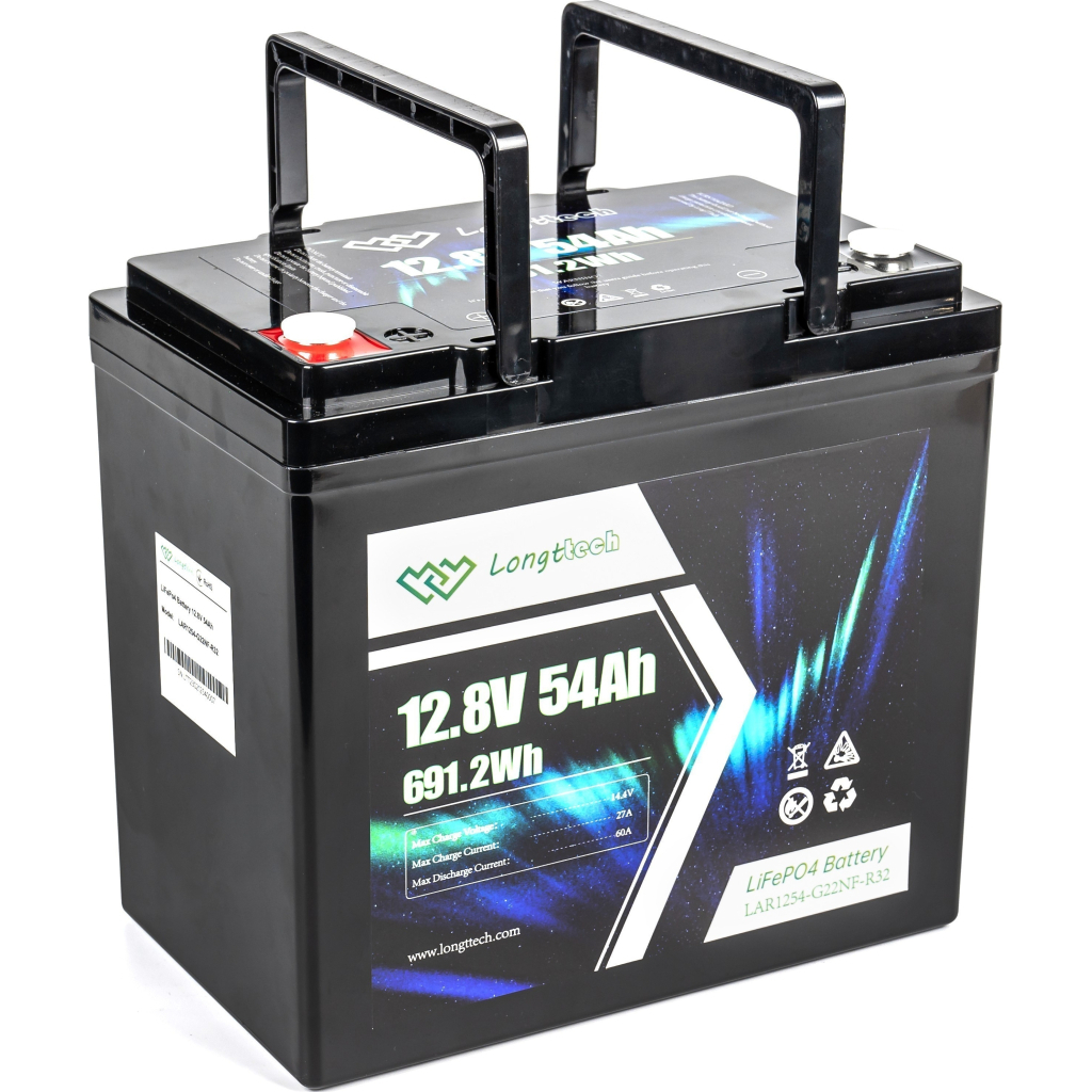 Батарея LiFePo4 Longttech 12.8V - 54Ah (LAR1254-G22NF-R32) - зображення 6