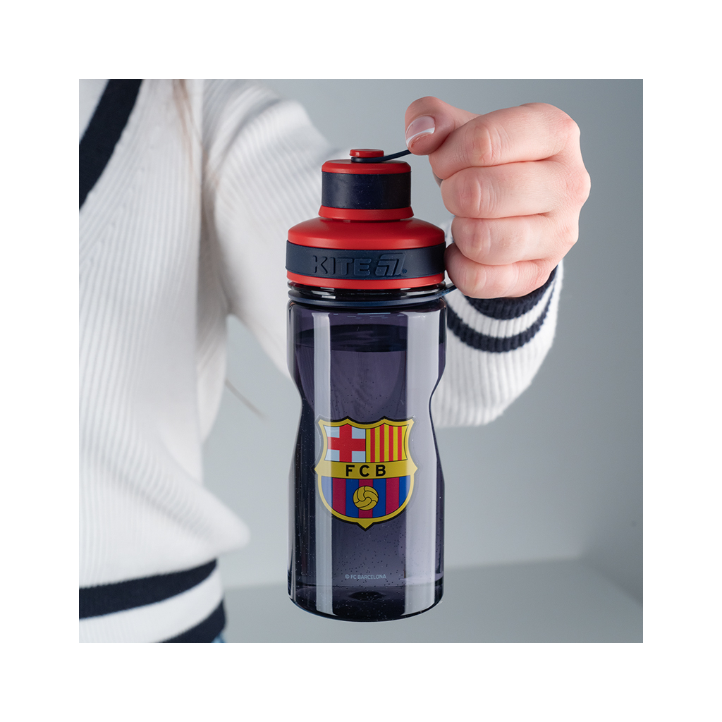Поїльник-непроливайка Kite FC Barcelona 500 мл, синя (BC25-397) - зображення 6