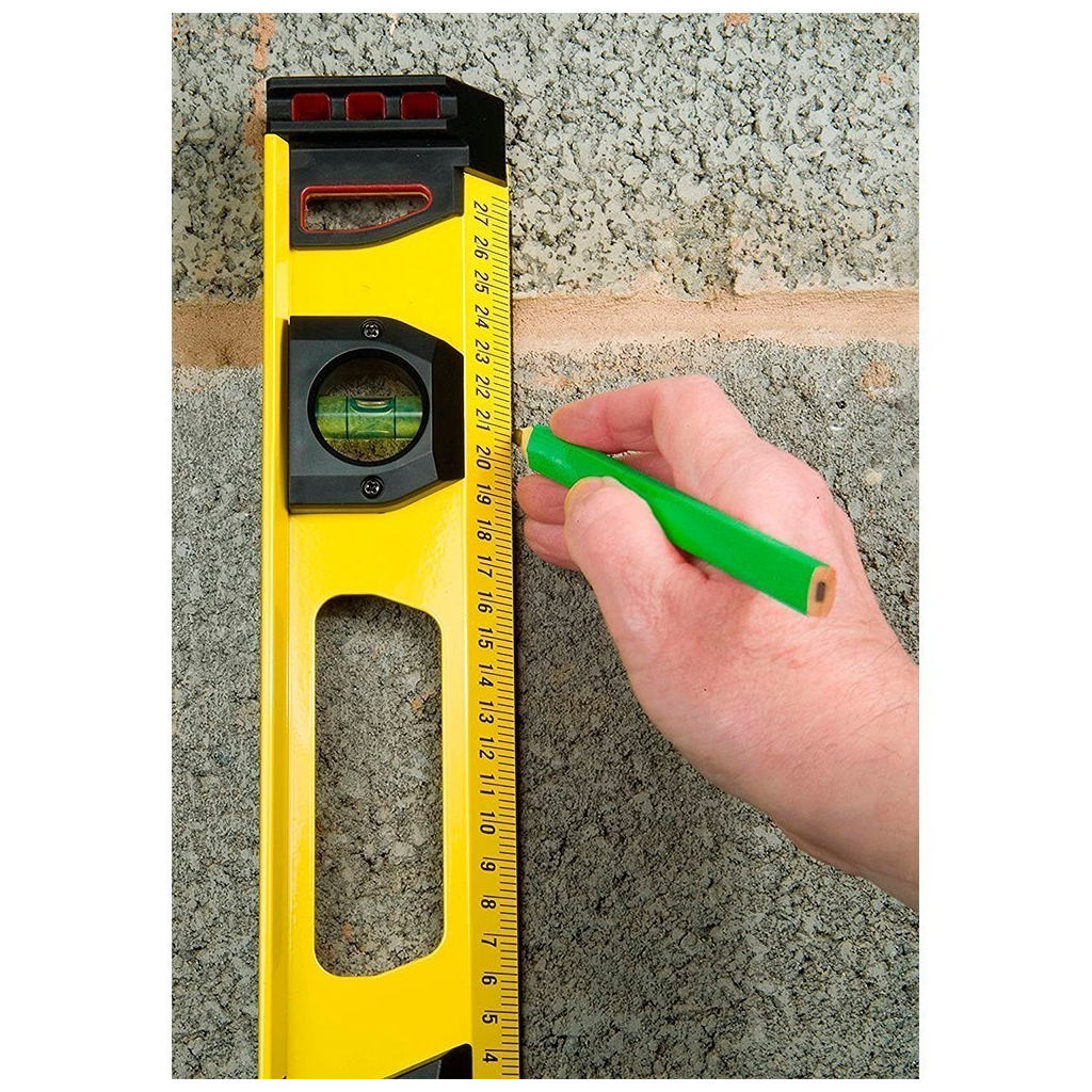 Рівень Stanley FatMax I Beam, L=1200мм, Н=39,3 мм, алюмінієвий, 3 капс. (1-43-555) - зображення 6