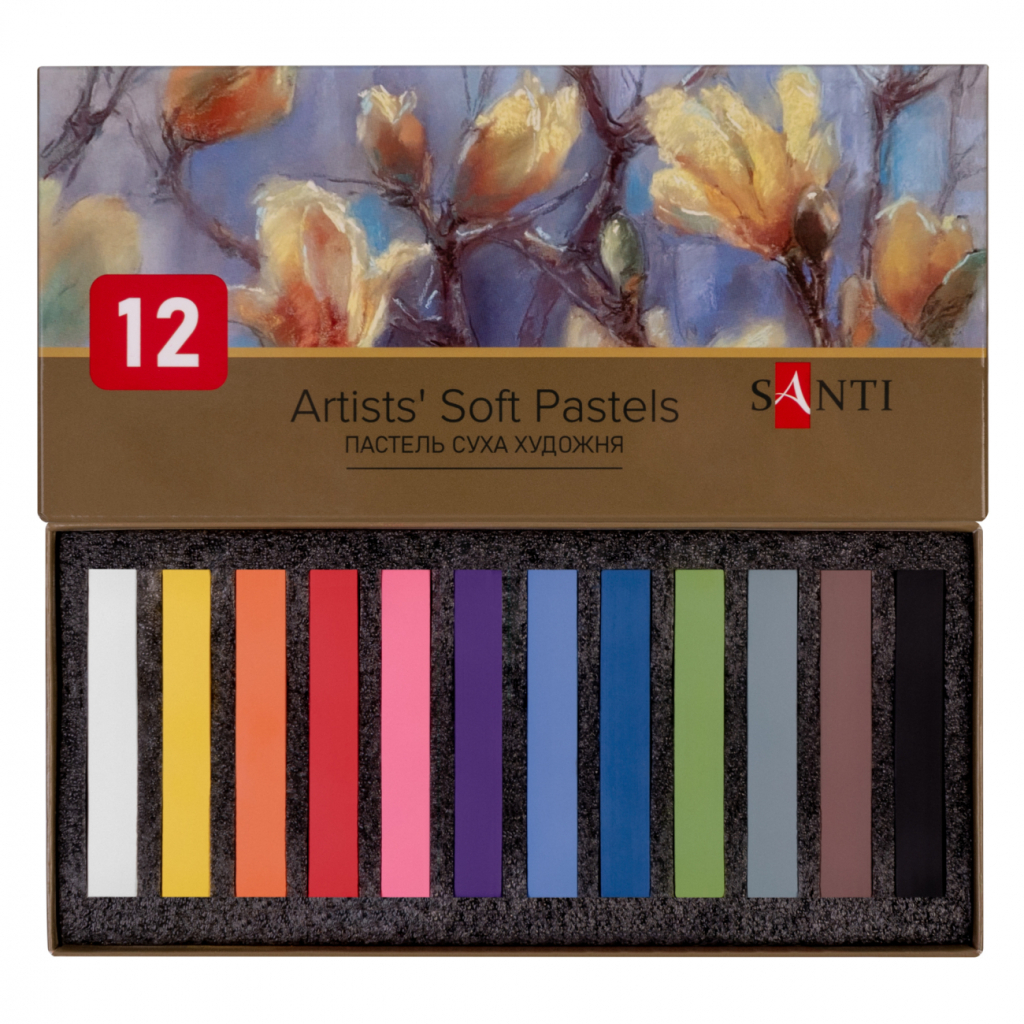Пастель Santi суха 12 кольорів (353693) - изображение 1