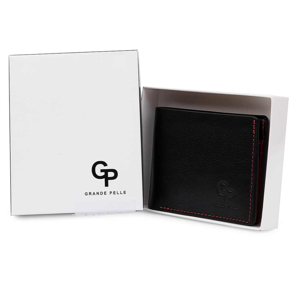 Гаманець Grande Pelle Чорний (11551) - зображення 7