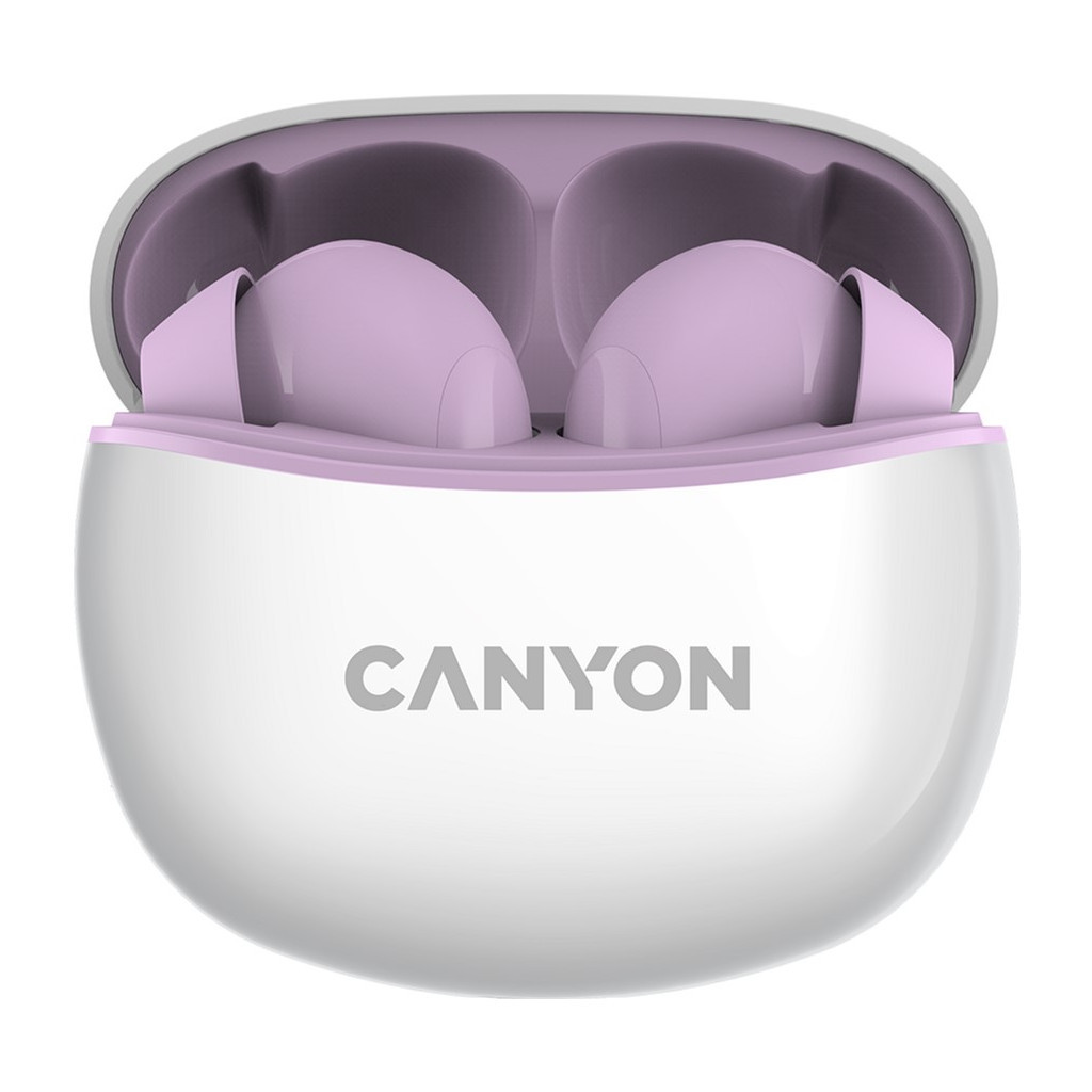Навушники Canyon TWS-5 Purple (CNS-TWS5PU) - зображення 1
