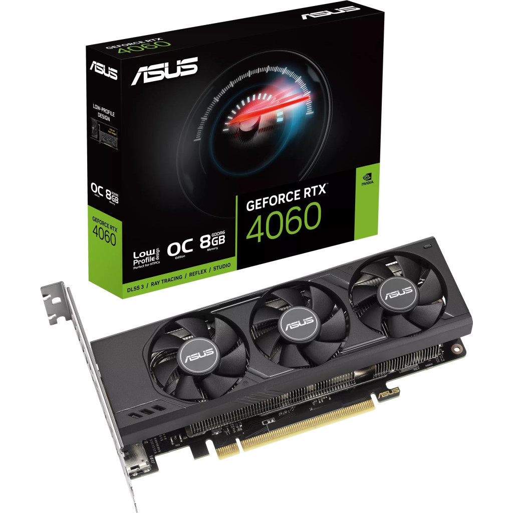 Відеокарта ASUS GeForce RTX4060 8Gb OC LP (RTX4060-O8G-LP-BRK) - зображення 7