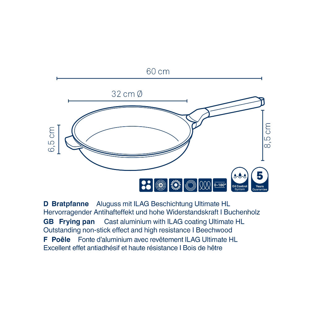 Сковорода Kela Vitana 32 см (10086) - зображення 4