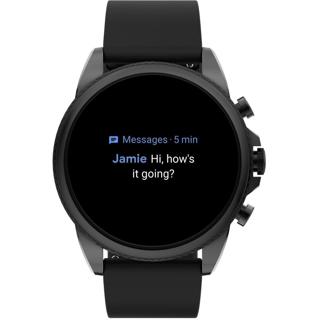 Смарт-годинник Fossil Gen 6 Black Silicone (FTW4061) - зображення 4