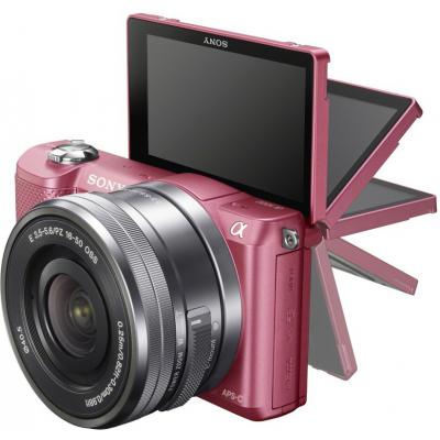 Цифровий фотоапарат Sony Alpha 5000 kit 16-50 Pink (ILCE5000LP.CEC) - зображення 4