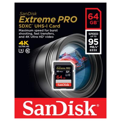 Карта пам'яті SanDisk 64GB SDXC Class10 UHS-I V30 4K Extreme Pro (SDSDXXG-064G-GN4IN) - зображення 4