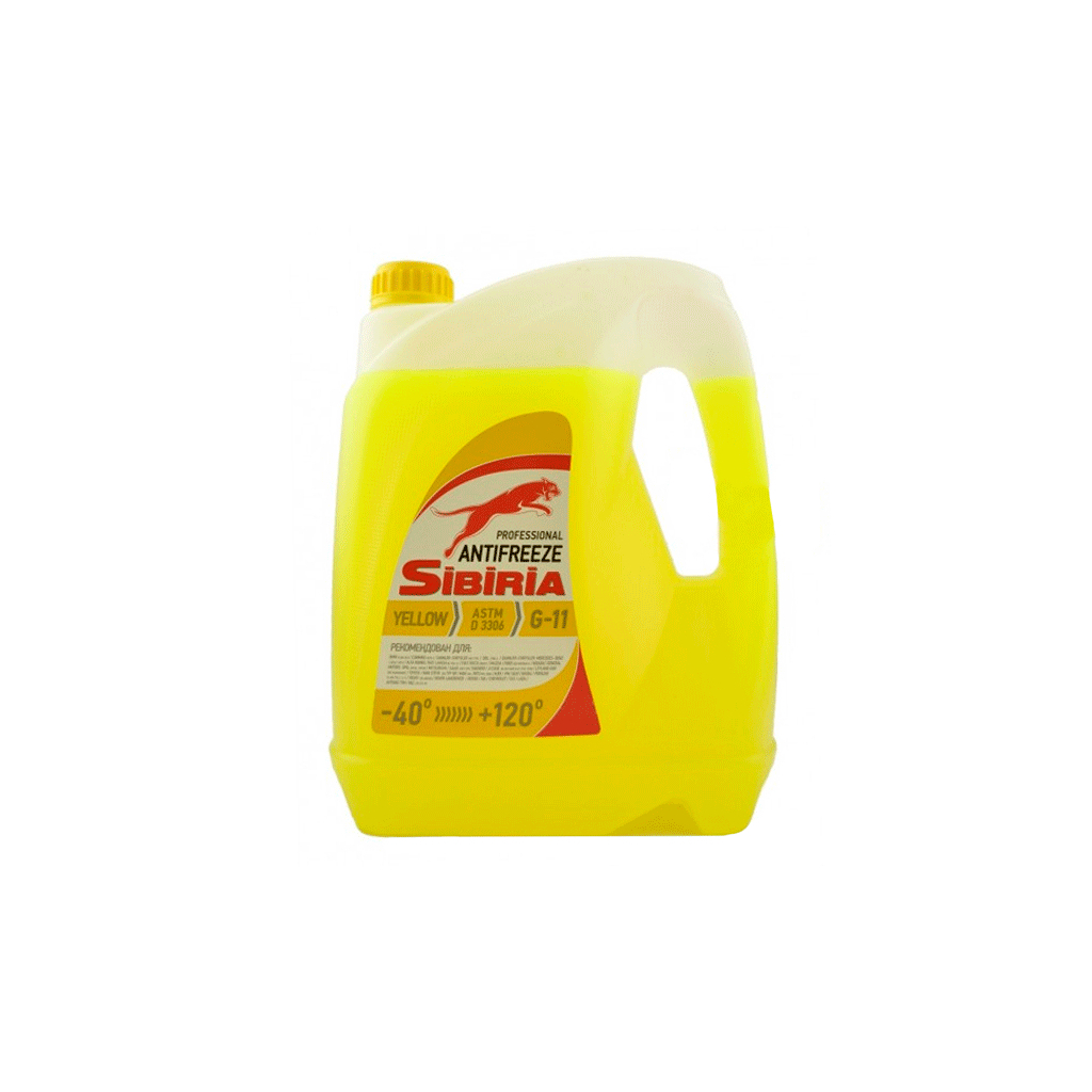 Антифриз SIBIRIA (-40) жовтий 5кг (802165) - зображення 1