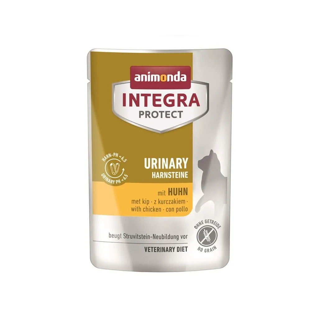 Вологий корм для кішок Animonda Integra Protect Urinary Struvit - pouch with Chicken при сечокам'яній хворобі (4017721866309) - зображення 1
