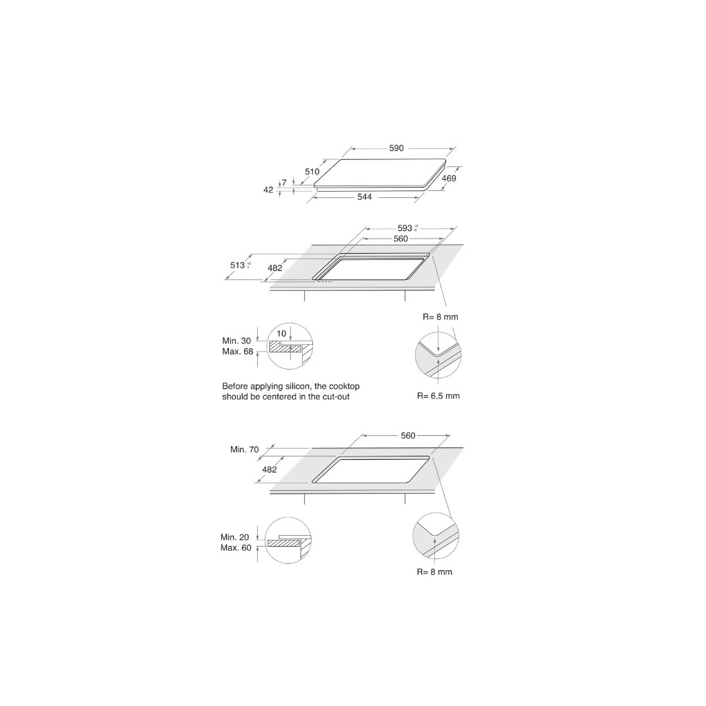 Варочна поверхня Whirlpool GOFL629S - зображення 7