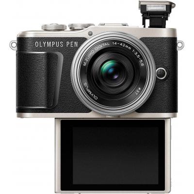 Цифровий фотоапарат Olympus E-PL9 14-42 mm Pancake Zoom Kit black/silver (V205092BE000) - зображення 5