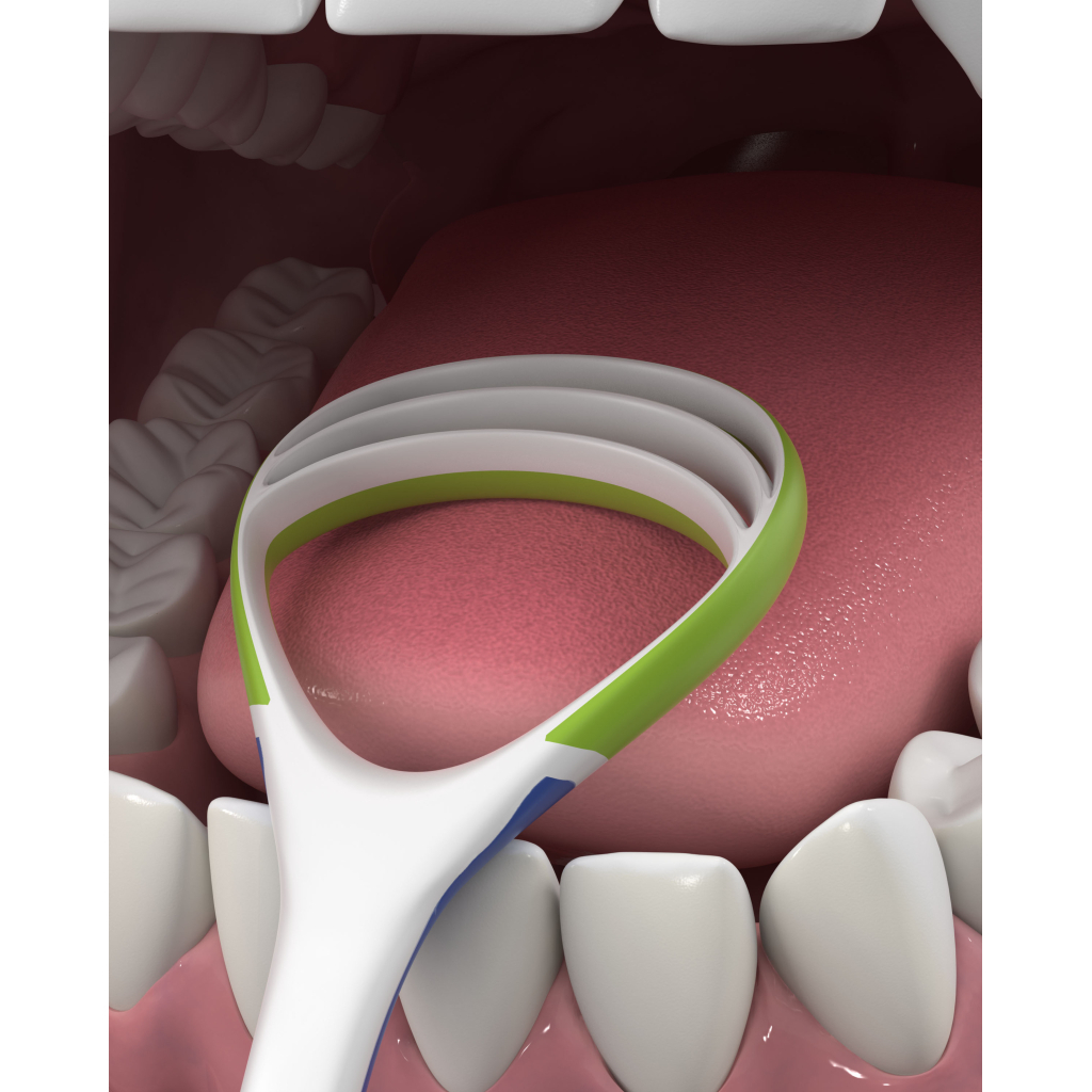 Очищувач язика DenTek Комфортне очищення Рожевий (2.0021/2) - зображення 4