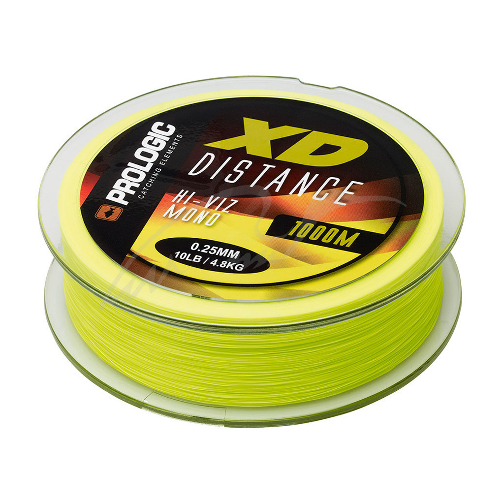 Волосінь Prologic XD Distance Mono 1000m 0.33mm 7.40kg 16Lb Hi-Viz Yellow (1846.19.16) - зображення 2