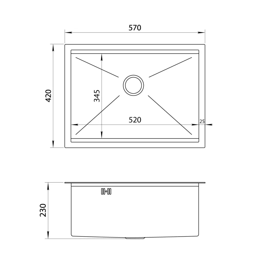 Мийка кухонна Nett NB-5742 (131120) - зображення 6