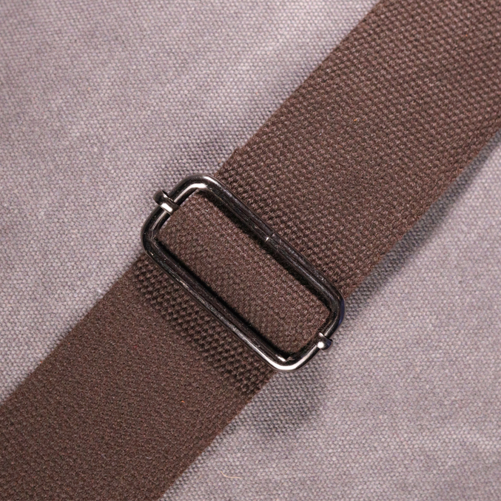 Сумка Vintage Горизонтальна чоловіча з текстилю Сіра (21241) - зображення 9