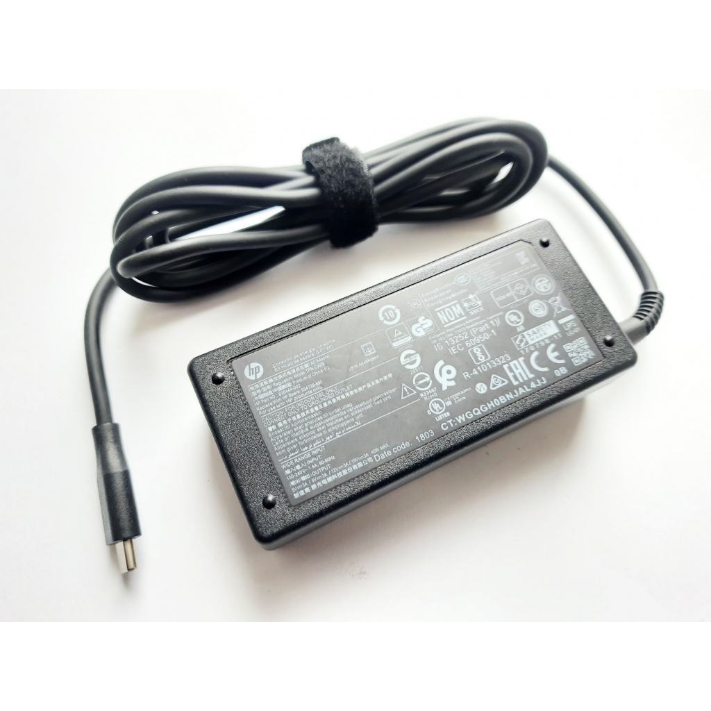 Блок живлення до ноутбуку HP 45W TPN-CA08 15V, TYPE-C (A40335) - зображення 3