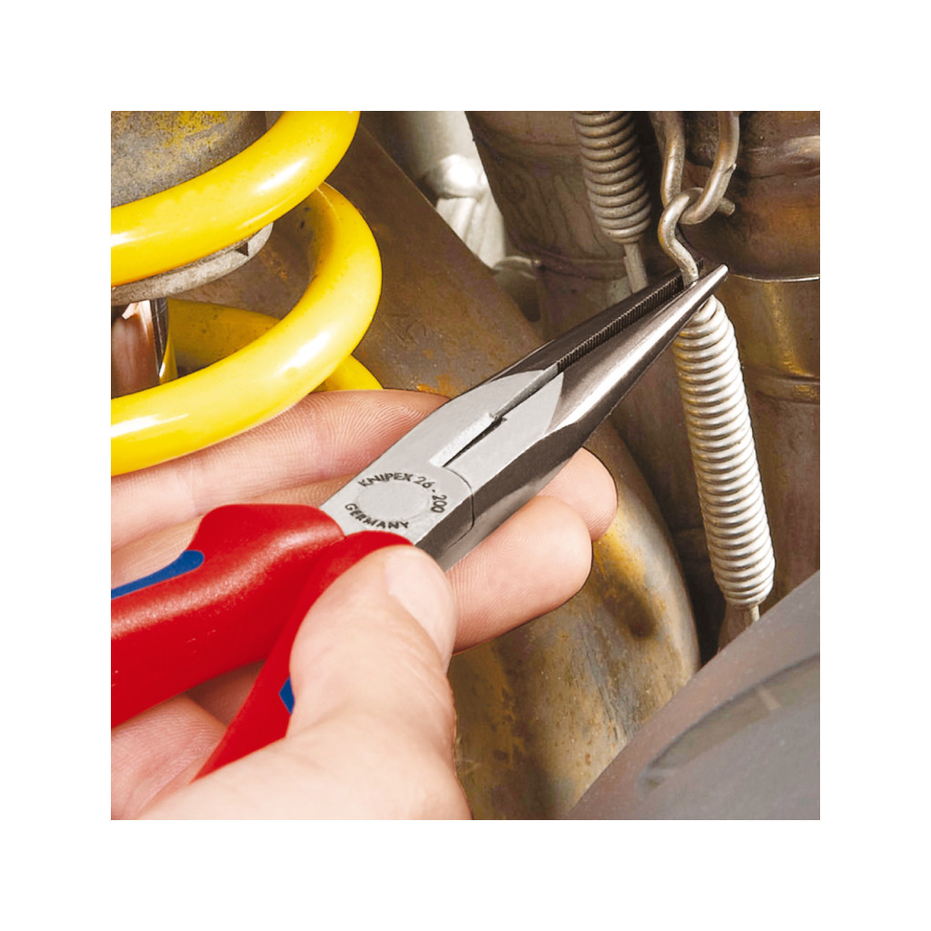 Плоскогубці KNIPEX круглогубці з ріжучими крайками подовжені (26 15 200) - зображення 5