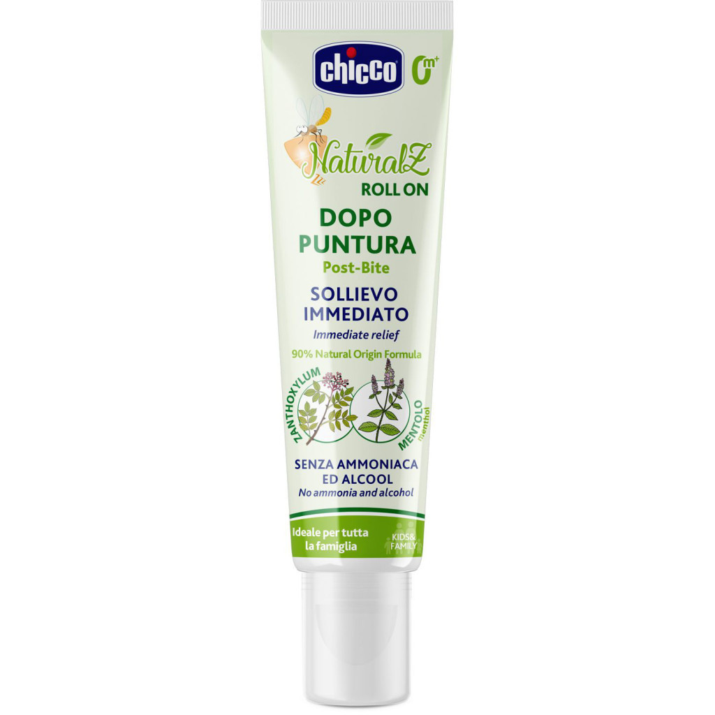 Засіб після укусів комах Chicco Naturalz Олівець роликовий після укусів комах 10 мл (8058664100897) - изображение 1