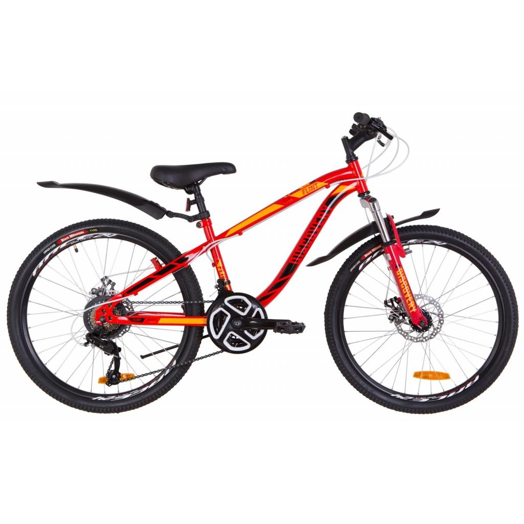Велосипед Discovery 24" FLINT AM DD рама-13" 2019 червоно-помаранчевий (OPS-DIS-24-112) - зображення 1