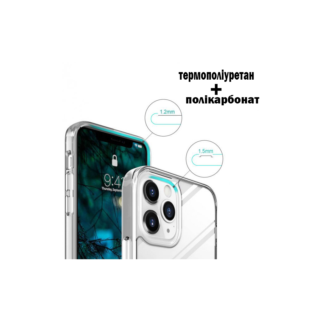 Чохол до мобільного телефона BeCover Space Case Apple iPhone 13 Pro Transparancy (707796) - зображення 3